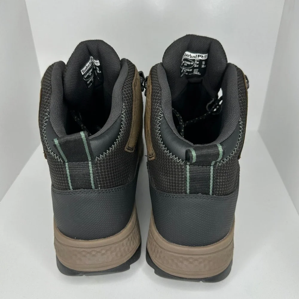 Timberland PRO Mens Work Boots 11 Brown Good Soft Toe Waterproof Rugged Outdoor